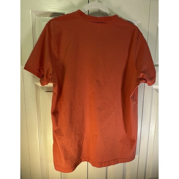 Brooks Brothers 1819 Henley Shirt Women's size L Pink SalmonShort Sleeve Casual - Picture 4 of 4